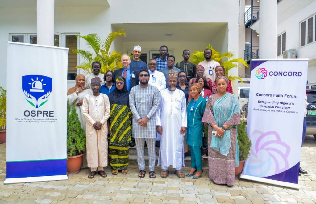 OSPRE, CONCORD Convene Interfaith Dialogue On Safeguarding Nigeria’s Religious Pluralism, National Cohesion
