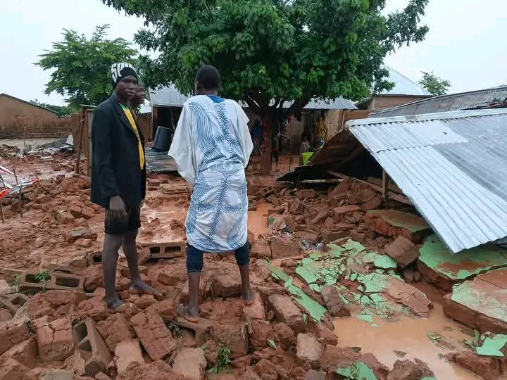 Rainstorm kills 50-yr-old woman, 4-yr-old granddaughter, washes houses away in Bauchi 