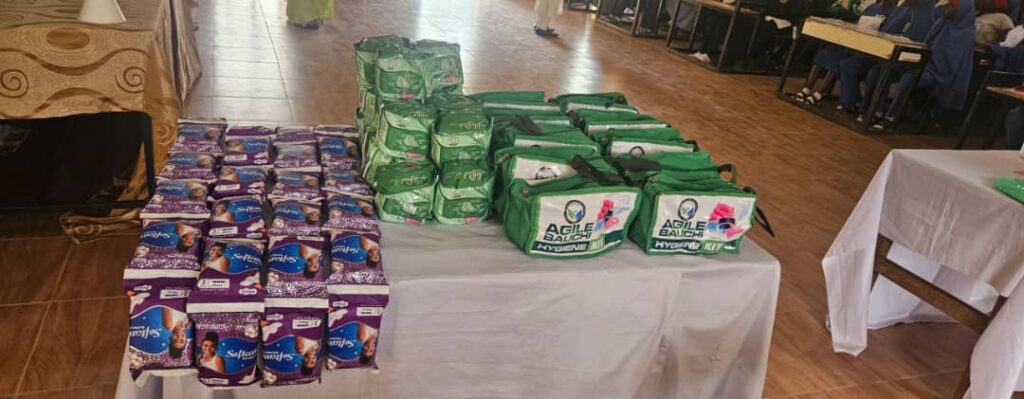 AGILE Trains 300 Adolescent Girls on Menstrual Hygiene Management 