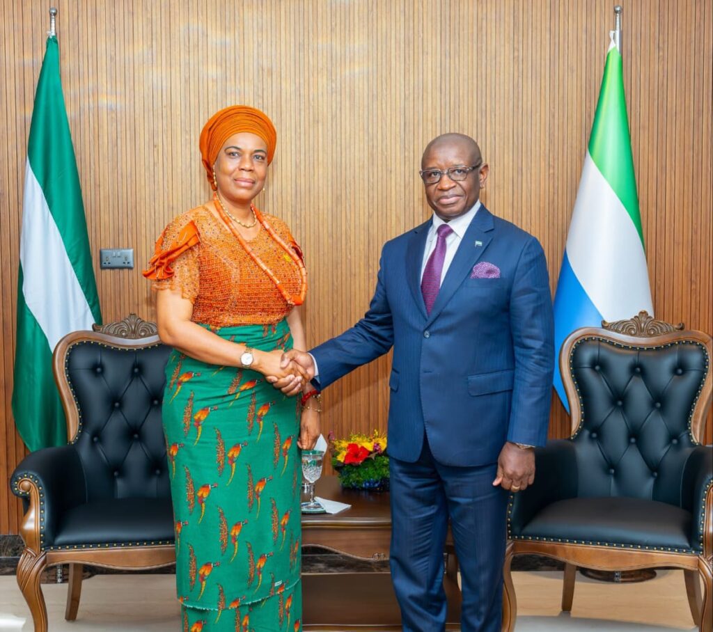 Nigeria’s New Ambassador to Sierra Leone Presents Letters of Credence to President Bio