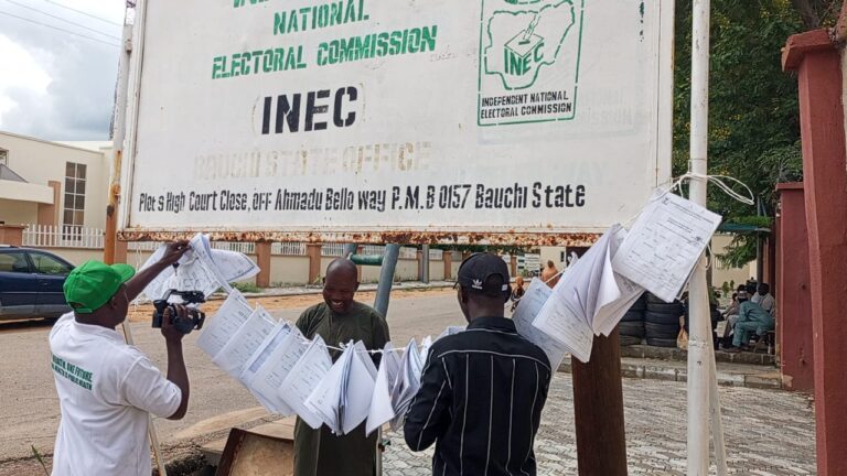 INEC displays list of candidates for 2027 elections in Bauchi