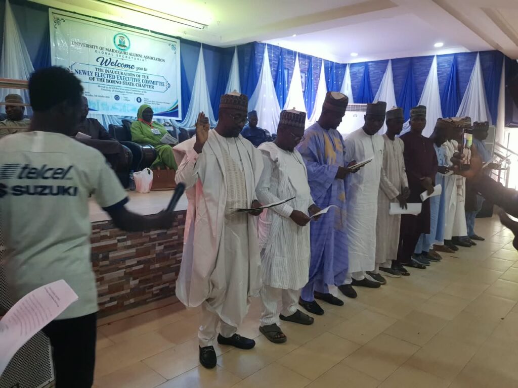 UNIMAID alumni inaugurates Borno executives, tasks leaders on legacy