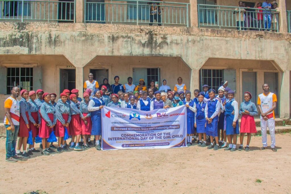 CIGF marks Girl Child Day, trains Bauchi students on rights, leadership